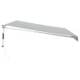 Toldo retráctil aluminio y tela gris antracita y blanco 5x3 m by , Awnings - Ref: Foro24-3216117, Price: 464,91 €, Discount: %