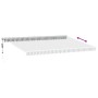 Toldo retráctil aluminio y tela gris antracita y blanco 5x3 m by , Awnings - Ref: Foro24-3216117, Price: 464,91 €, Discount: %