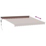 Toldo retráctil automático marrón 400x300 cm by , Awnings - Ref: Foro24-3215715, Price: 378,67 €, Discount: %