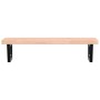 Estante de lavabo de pared de acero y madera maciza de haya by , bathroom vanities - Ref: Foro24-3302439, Price: 144,10 €, Di...