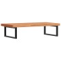 Estante de lavabo de pared de acero y madera maciza de haya von , Badezimmerwaschtische - Ref: Foro24-3302445, Preis: 161,24 ...