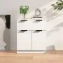 Aparador de madera contrachapada blanco brillante 60x30x70 cm de vidaXL, Aparadores - Ref: Foro24-811094, Precio: 81,06 €, De...