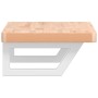 Estante de lavabo de pared de acero y madera maciza de haya von , Badezimmerwaschtische - Ref: Foro24-3302362, Preis: 81,70 €...