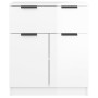 Hochglanzweißes Sperrholz-Sideboard 60x30x70 cm von vidaXL, Sideboards - Ref: Foro24-811094, Preis: 82,63 €, Rabatt: %