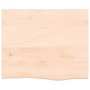Estante de lavabo de pared de acero y madera maciza de roble