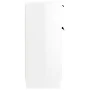Aparador de madera contrachapada blanco brillante 60x30x70 cm de vidaXL, Aparadores - Ref: Foro24-811094, Precio: 81,06 €, De...