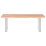 Estante de lavabo de pared de acero y madera maciza de roble by , bathroom vanities - Ref: Foro24-3302606, Price: 83,26 €, Di...
