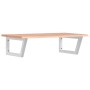Estante de lavabo de pared de acero y madera maciza de roble by , bathroom vanities - Ref: Foro24-3302610, Price: 95,36 €, Di...