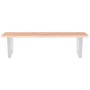 Estante de lavabo de pared de acero y madera maciza de roble by , bathroom vanities - Ref: Foro24-3302610, Price: 95,36 €, Di...