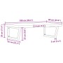 Estante de lavabo de pared de acero y madera maciza de haya von , Badezimmerwaschtische - Ref: Foro24-3302523, Preis: 169,76 ...