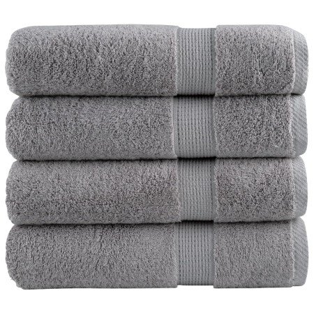 Toallas de mano SOLUND 4 unidades gris 50x100 cm 600 gsm by , Towels - Ref: Foro24-137306, Price: 28,04 €, Discount: %