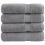 Toallas de mano SOLUND 4 unidades gris 50x100 cm 600 gsm by , Towels - Ref: Foro24-137306, Price: 28,04 €, Discount: %