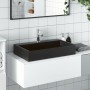 Lavabo de fundición de mineral/mármol negro mate 60x38x11 cm | Foro24.es | Tu tienda online para hogar, jardín y más Foro24.es