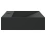 Lavabo de fundición de mineral/mármol negro mate 60x38x11 cm | Foro24.es | Tu tienda online para hogar, jardín y más Foro24.es
