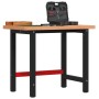 Banco de trabajo madera maciza haya rectangular 100x60x83 cm | Foro24.es | Tu tienda online para hogar, jardín y más Foro24.es