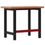 Banco de trabajo madera maciza haya rectangular 100x60x83 cm | Foro24.es | Tu tienda online para hogar, jardín y más Foro24.es