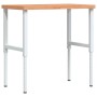 Banco de trabajo rectangular madera maciza 100x60x(73-99,5) cm | Foro24.es | Tu tienda online para hogar, jardín y más Foro24.es