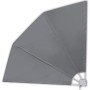 Toldo lateral plegable de balcón gris 210x210 cm | Foro24.es | Tu tienda online para hogar, jardín y más Foro24.es