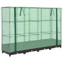 Arriate con cubierta invernadero aspecto ratán 160x40x123 cm by , Pots and planters - Ref: Foro24-4015798, Price: 107,29 €, D...