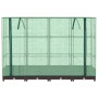 Arriate con cubierta invernadero aspecto ratán 160x40x123 cm by , Pots and planters - Ref: Foro24-4015798, Price: 107,29 €, D...