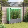 Arriate con cubierta invernadero aspecto ratán 120x40x138 cm by , Pots and planters - Ref: Foro24-4015857, Price: 104,13 €, D...