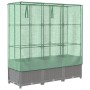 Arriate con cubierta invernadero aspecto ratán 120x40x138 cm by , Pots and planters - Ref: Foro24-4015857, Price: 104,13 €, D...