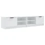 TV-Schrank, 2 Stück, glänzendes weißes Sperrholz, 80 x 35 x 36,5 cm von vidaXL, TV-Möbel - Ref: Foro24-811479, Preis: 99,53 €...