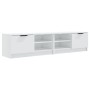 TV-Schrank, 2 Stück, glänzendes weißes Sperrholz, 80 x 35 x 36,5 cm von vidaXL, TV-Möbel - Ref: Foro24-811479, Preis: 101,11 ...