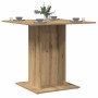 Mesa de comedor madera de ingeniería roble artisan 80x80x75 cm by , Kitchen and dining tables - Ref: Foro24-855811, Price: 70...