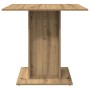 Mesa de comedor madera de ingeniería roble artisan 80x80x75 cm by , Kitchen and dining tables - Ref: Foro24-855811, Price: 70...