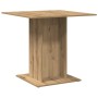 Mesa de comedor madera de ingeniería roble artisan 80x80x75 cm by , Kitchen and dining tables - Ref: Foro24-855811, Price: 70...