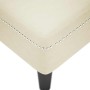Tumbona con almohada y reposabrazo derecho terciopelo crema by , Daybeds - Ref: Foro24-4009779, Price: 200,92 €, Discount: %