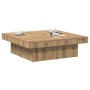 Mesa de centro madera de ingeniería roble artisan 90x90x28 cm by , Coffee table - Ref: Foro24-856555, Price: 107,67 €, Discou...