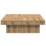 Mesa de centro madera de ingeniería roble artisan 90x90x28 cm by , Coffee table - Ref: Foro24-856555, Price: 107,67 €, Discou...