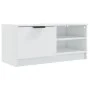 TV-Schrank, 2 Stück, glänzendes weißes Sperrholz, 80 x 35 x 36,5 cm von vidaXL, TV-Möbel - Ref: Foro24-811479, Preis: 99,53 €...