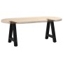 Patas para mesa de centro en forma de A (2 unidades), color negro, 50 x (42-43) cm, acero | Foro24.es | Tu tienda online para hogar, jardín y más Foro24.es