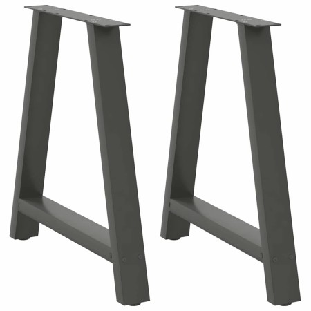 Patas para mesa de comedor en forma de A (2 unidades), antracita, 80 x (72-73) cm, acero | Foro24.es | Tu tienda online para hogar, jardín y más Foro24.es