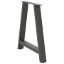 Patas para mesa de comedor en forma de A (2 unidades), antracita, 80 x (72-73) cm, acero | Foro24.es | Tu tienda online para hogar, jardín y más Foro24.es
