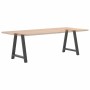 Patas para mesa de comedor en forma de A (2 unidades), antracita, 80 x (72-73) cm, acero | Foro24.es | Tu tienda online para hogar, jardín y más Foro24.es