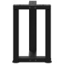 Patas para mesa de centro en forma de T (2 unidades), color negro, 28 x 25 x (42-43) cm, acero | Foro24.es | Tu tienda online para hogar, jardín y más Foro24.es