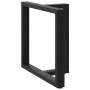 Patas para mesa de comedor en forma de T (2 unidades), color negro, 80 x 35 x (72-73) cm, acero by , Table legs - Ref: Foro24...