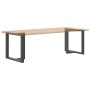 Patas para mesa de comedor en forma de T (2 unidades), antracita, 80 x 35 x (72-73) cm, acero von , Tischbeine - Ref: Foro24-...
