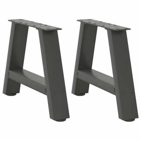 Patas para mesa de centro en forma de A (2 unidades), antracita, 50 x (30-31) cm, acero | Foro24.es | Tu tienda online para hogar, jardín y más Foro24.es
