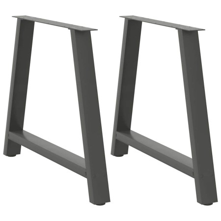 Patas para mesa de comedor en forma de A (2 unidades), antracita, 100 x (72-73) cm, acero | Foro24.es | Tu tienda online para hogar, jardín y más Foro24.es