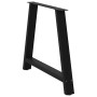 Patas para mesa de comedor en forma de A (2 unidades), color negro, 100 x (72-73) cm, acero by , Table legs - Ref: Foro24-401...