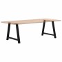 Patas para mesa de comedor en forma de A (2 unidades), color negro, 100 x (72-73) cm, acero by , Table legs - Ref: Foro24-401...