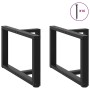 Patas para mesa de centro en forma de T (2 unidades), color negro, 70 x 25 x (42-43) cm, acero | Foro24.es | Tu tienda online para hogar, jardín y más Foro24.es