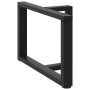 Patas para mesa de centro en forma de T (2 unidades), color negro, 70 x 25 x (42-43) cm, acero | Foro24.es | Tu tienda online para hogar, jardín y más Foro24.es