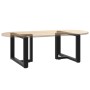 Patas para mesa de centro en forma de T (2 unidades), color negro, 70 x 25 x (42-43) cm, acero | Foro24.es | Tu tienda online para hogar, jardín y más Foro24.es
