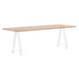 Patas para mesa de comedor en forma de A (2 unidades), color blanco, 50 x (72-73) cm, acero by , Table legs - Ref: Foro24-401...